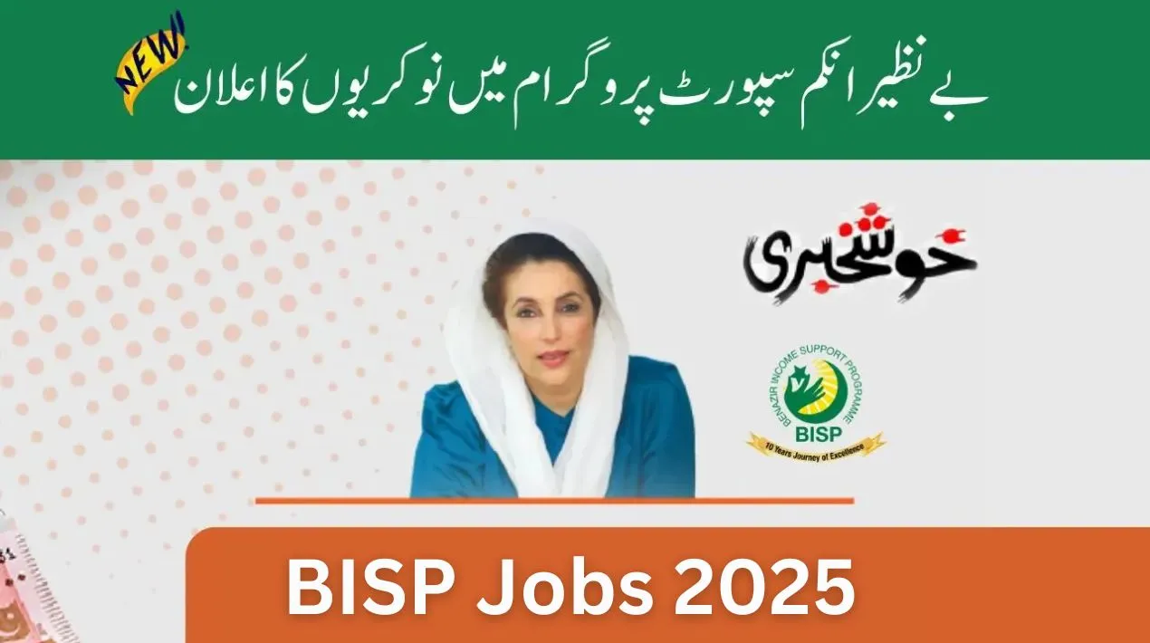 Benazir Income Support Programme (BISP) Jobs 2025 - Online Application Form